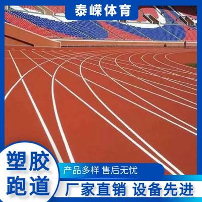 塑胶跑道材料 运动场地幼儿园学校操场跑道 橡胶颗粒epdm户外施工